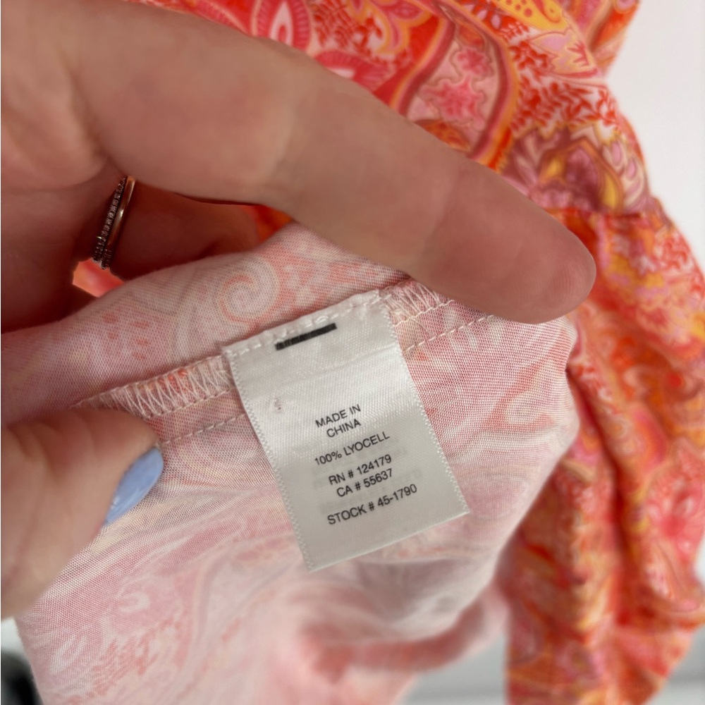 Johnstone & Murphy Paisley Print Button Shirt Dress - Picture 6 of 11